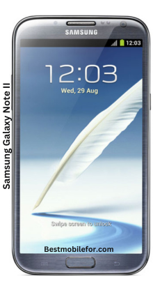 Samsung Galaxy Note II mobile phone photos